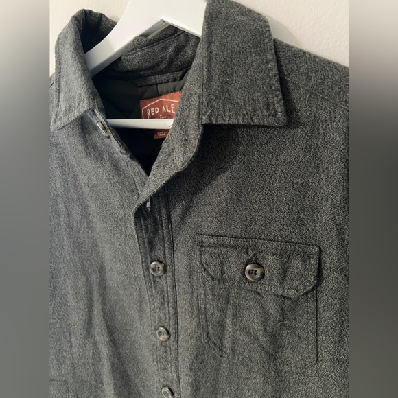NEW men gray jacket with buttons Small by Red Ale - Picture 4 of 5